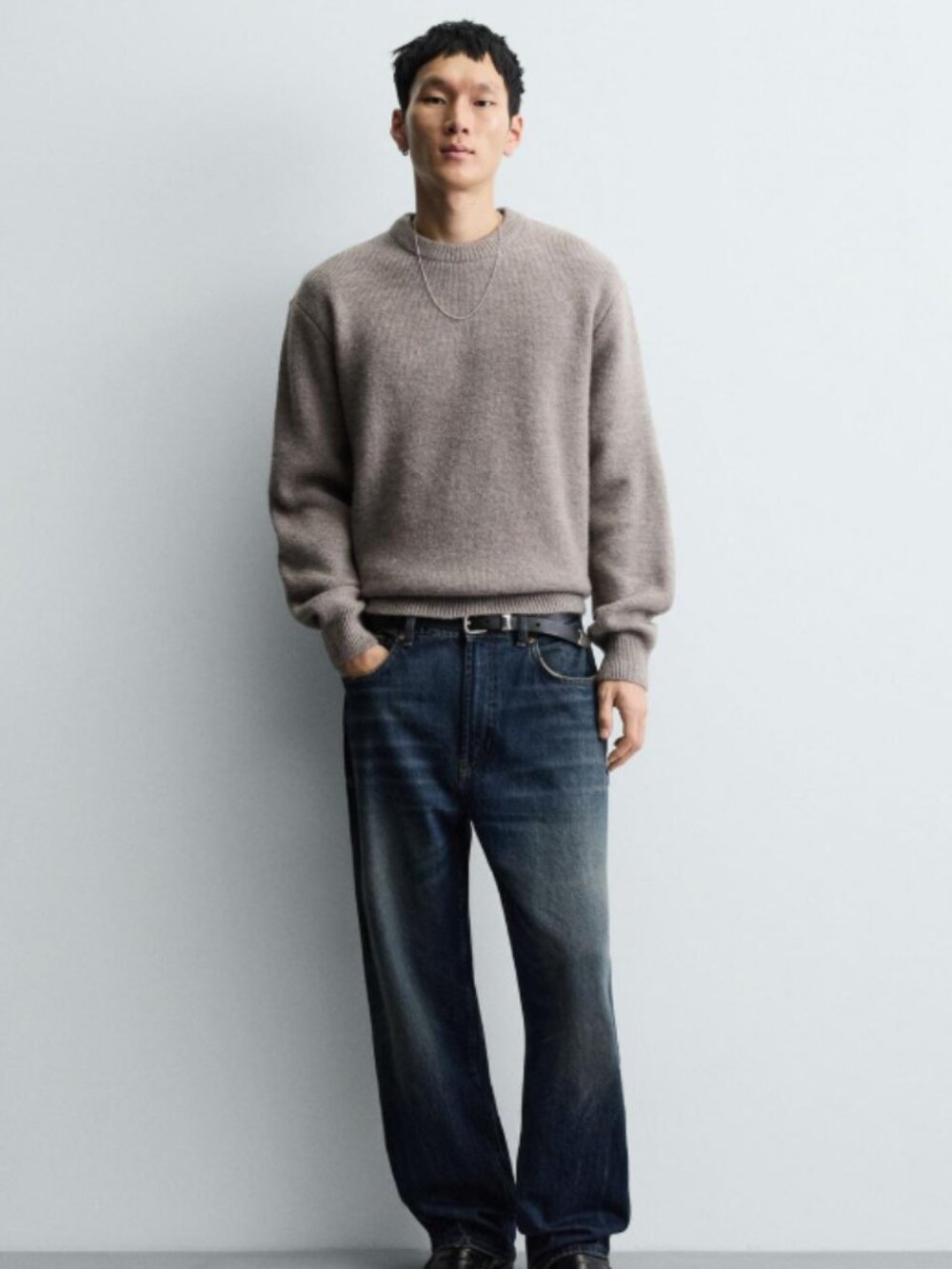 Zara - Loose-fitting jumper with texture medium